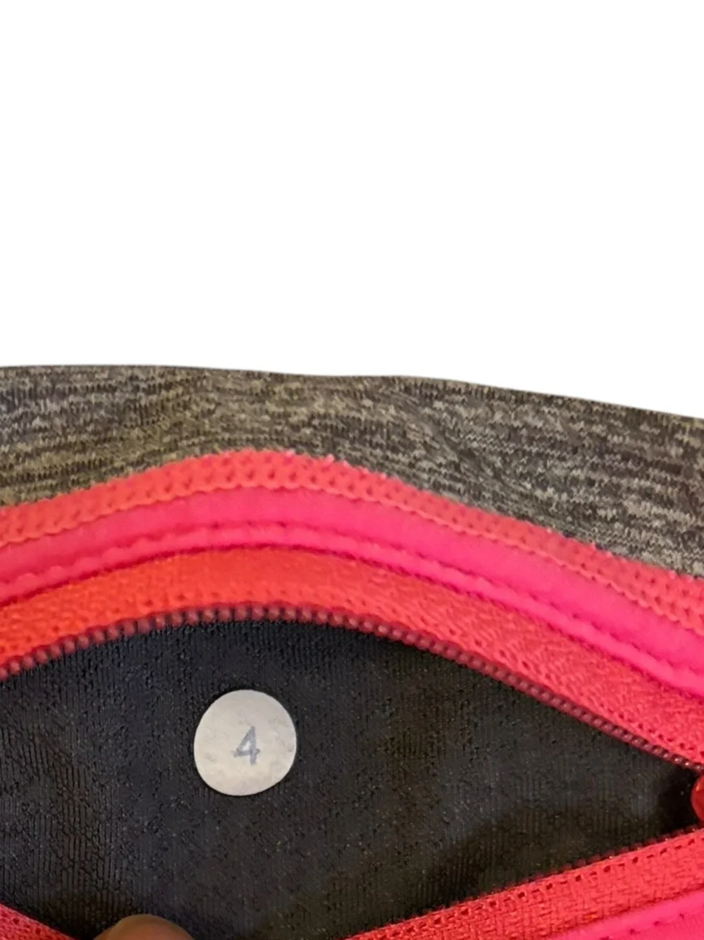 lululemon athletica Black Shorts with Pink Waistband